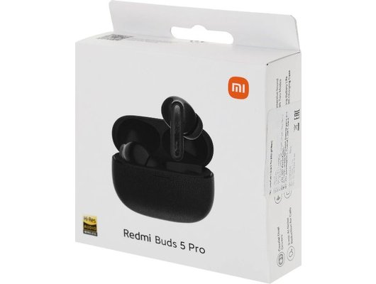 Гарнитуры TWS стерео XIAOMI REDMI BUDS 5 PRO BLACK (M2317E1/BHR7660GL)